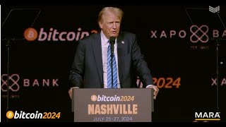 ビットコイン2024カンファレンスのトランプ氏の発言まとめ。トランプ氏のスピーチは、暗号資産業界にとって重要なイベントとして注目されました。 [upl. by Duffie]