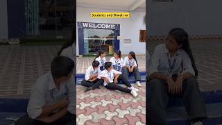 Students on Diwali 🪔 shorts funnyshorts ytshorts diwali school [upl. by Arved]