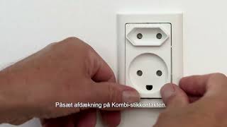 Sådan installerer du et Kombistik i en ældre installation  Schneider Electric [upl. by Anitak927]