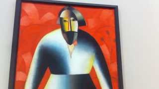 Kazimir Malevich art in Stedelijk museum in Amsterdam [upl. by Hawthorn]