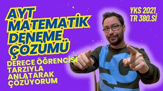 2024 YKS Tadında AYT Matematik Deneme Çözümü [upl. by Czarra]