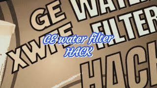 GE WATER 💦 FILTER HACK [upl. by Aicilana]