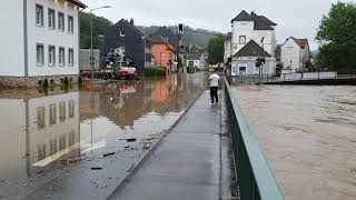 Hochwasser in GummersbachVollmerhausen [upl. by Layap]