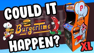 An Arcade1Up BurgerTime XL Arcade Could It Happen [upl. by Averat]