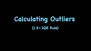 Calculating Outliers  Algebra 1 Unit 14 Lesson 3 [upl. by Atsirhcal]