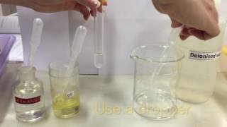 Food Tests Ethanol Emulsion Test [upl. by Allain202]