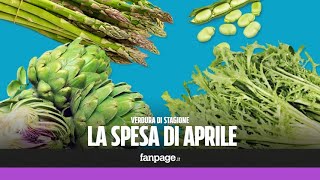 La verdura di stagione cosa comprare ad aprile [upl. by Yrallih]