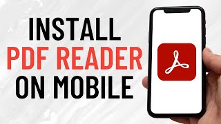 How to Download and Install the Adobe PDF Reader App On Mobile Easy [upl. by Wylde288]