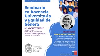 Seminario Internacional en Docencia Universitaria y Equidad de Género [upl. by Kato]