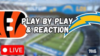 Los Angeles Chargers vs Cincinnati Bengals LIVE Play by Play amp Reaction Shorts [upl. by Parker552]