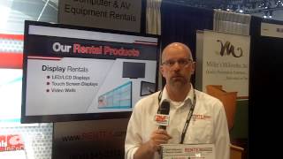 InfoComm 2014 Rentex Talks About Rental Products [upl. by Suolevram]