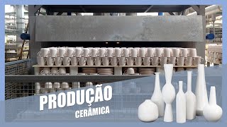 Como é Feita a Louça de Cerâmica  Por Dentro da Fábrica [upl. by Eiramik]