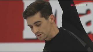 Javier Fernandez Хавьер Фернандес SP Minsk European Championatships 2019 [upl. by Mchail]