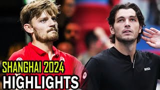 David Goffin vs Taylor Fritz QF Highlights  Shanghai 2024 [upl. by Bille]