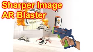 Sharper Image AR Blaster Augmented Reality Laser Game [upl. by Koziarz]