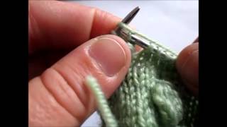 TUTO TRICOT APPRENDRE A TRICOTER DES NOPPES OU MOUCHES [upl. by Annuhsal]