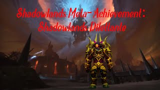 Shadowlands MetaAchievement Shadowlands Dilettante [upl. by Htiduj]