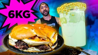 6KG  Burger amp Milkshake GIGANTES  Chama o ENCANADOR [upl. by Aiuqram]