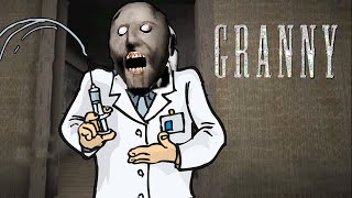 Doctor Granny vs Grandpa funny animation  Ice Scream Scary Teacher Baldi [upl. by Yellas]