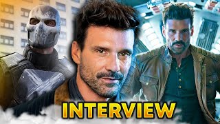 Frank Grillo on action heroes sobriety James Gunns DCU working with Sly Stallone  INTERVIEW [upl. by Illa860]