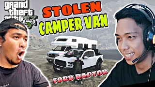 Stealing a CAMPER VAN and FORD RAPTOR  GTA V [upl. by Norej]