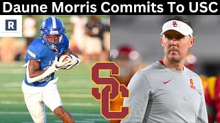 Daune Morris Commits To USC  USC Football Recruiting News [upl. by Theola]