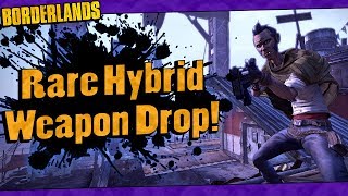 Borderlands  Rare Boom Stick Friendly Fire Hybrid Weapon Drop [upl. by Rihaz93]