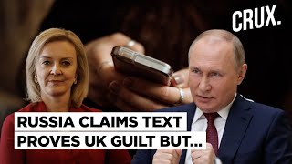 Did Truss Text Blinken After Nord Stream Blasts Russia Cites Conspiracy Theory In quotQuestionquot To UK [upl. by Tnafni]