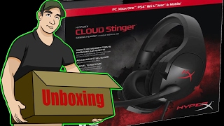 Unboxing HyperX Stinger  Headset Bueno Bonito y Barato [upl. by Higinbotham]