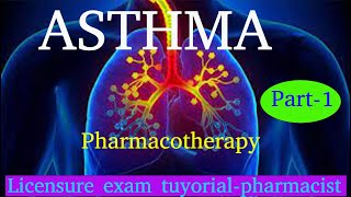 Asthma  pharmacotherapy  coc  licensure exam [upl. by Enelyad]