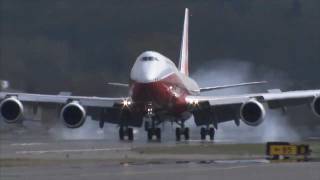 Boeing 7478 Intercontinental takes first flight [upl. by Eynenihc]