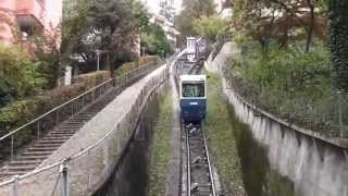 Seilbahn Rigiblick  funicular Rigiblick Zurich Switzerland [upl. by Henryetta609]