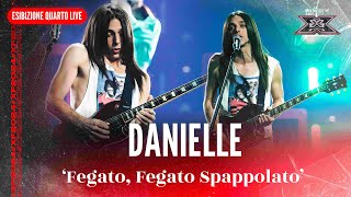 Danielle  Fegato Fegato Spappolato  Esibizione Quarto Live  X Factor 2024 [upl. by Groh]