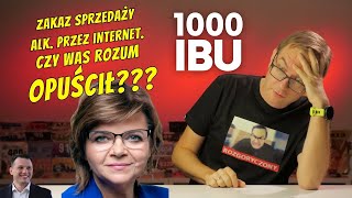 Zakaz sprzedaży alkoholu przez internet 1000ibu [upl. by Jsandye]