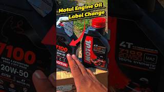 engine oil motul packing label replace motul engine oil original vs fake  20w50 motul engine oil [upl. by Deanna]