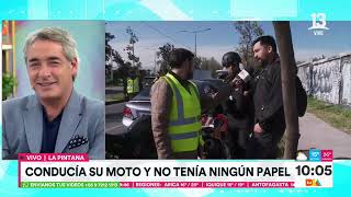 Fiscalización en La Pintana Auto robado 4 detenidos y vehículos retirados  Tu Día  Canal 13 [upl. by Lobiv727]