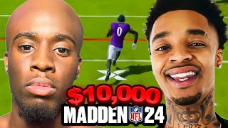 Kai Cenat vs FlightReacts 10000 Madden Wager [upl. by Sreip871]