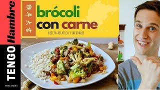 Brócoli con Carne  Receta Asiatica y Saludable [upl. by Theis377]