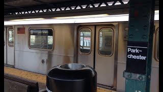 IRT Pelham Line R142A 6 Train Ends amp Begins  Parkchester East 177th Street [upl. by Ttevi]