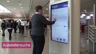 Messe Düsseldorf nutzt neues Besucherinformationssystem DVIS [upl. by Ezekiel]