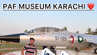 PAF MUSEUM KARACHI  2024 Pakistan Air Force Vlog🇵🇰❤️SyedSaqibOfficial [upl. by Azzil]