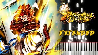 ULTRA Super Saiyan 4 Gogeta OST Extended Version  DB Legends  Piano Tutorial [upl. by Martelli985]