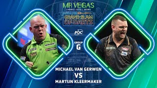 PDC Grand Slam of Darts 2023 11 14  Michael van Gerwen vs Martijn Kleermaker  HUN [upl. by Deys]