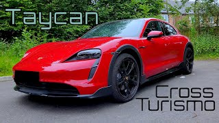 PORSCHE TAYCAN 4 CROSS TURISMO  POV DRIVE  4K [upl. by Justicz431]