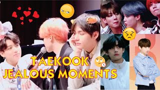 Taekook jealous moments p3 When Jungkook and Jimin get too close [upl. by Ainelec136]