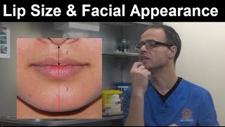 Can Size of the Upper amp Lower Lip Influence on Facial Appearance by Dr Mike Mew [upl. by Adora]