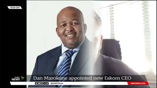 Labour organisations welcome appointment of Eskoms new CEO [upl. by Welcher]