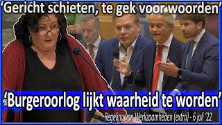 Caroline van der Plas wil debat over escalatie protest vreest voor grote gevolgen  Tweede Kamer [upl. by Hephzibah]