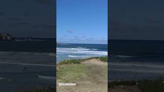 Praia do BalealPeniche🇵🇹praias portugal domingo outono2024 motas motard mar céu [upl. by Clova]