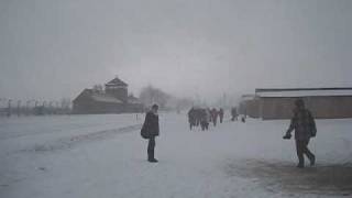 Auschwitz II  Birkenau Concentration Camp In Winter Poland [upl. by Fairleigh]